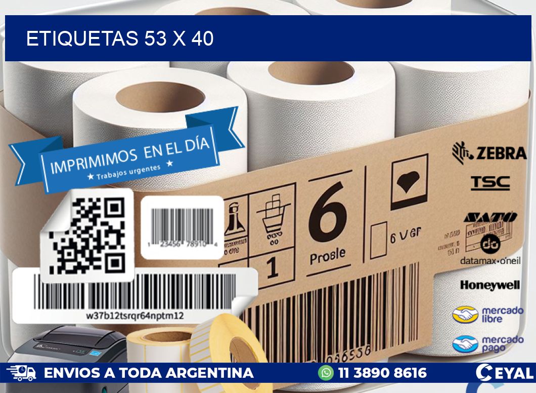 ETIQUETAS 53 x 40