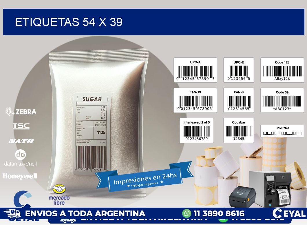 ETIQUETAS 54 x 39