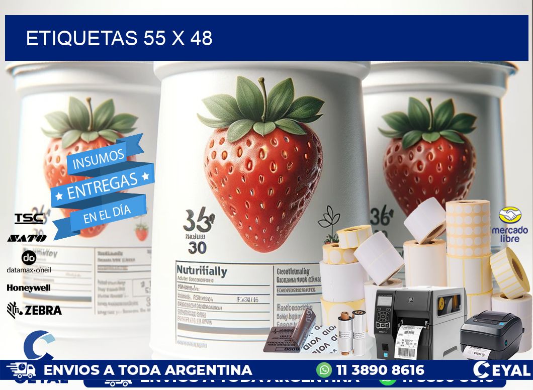 ETIQUETAS 55 x 48