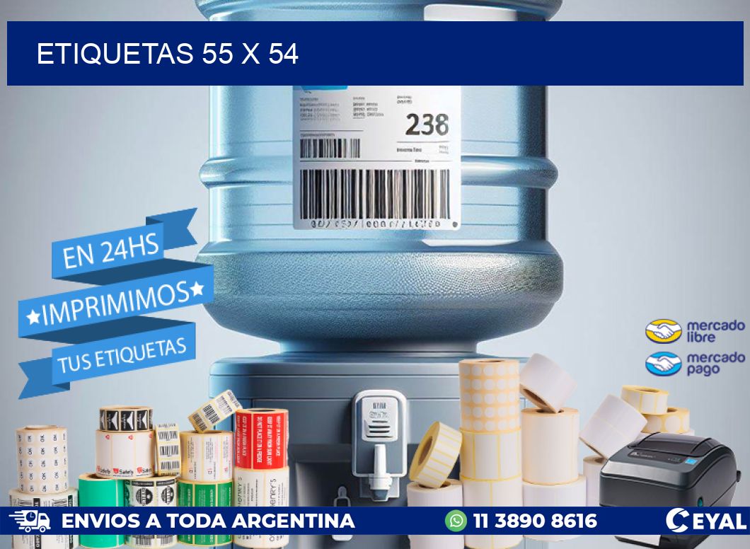 ETIQUETAS 55 x 54