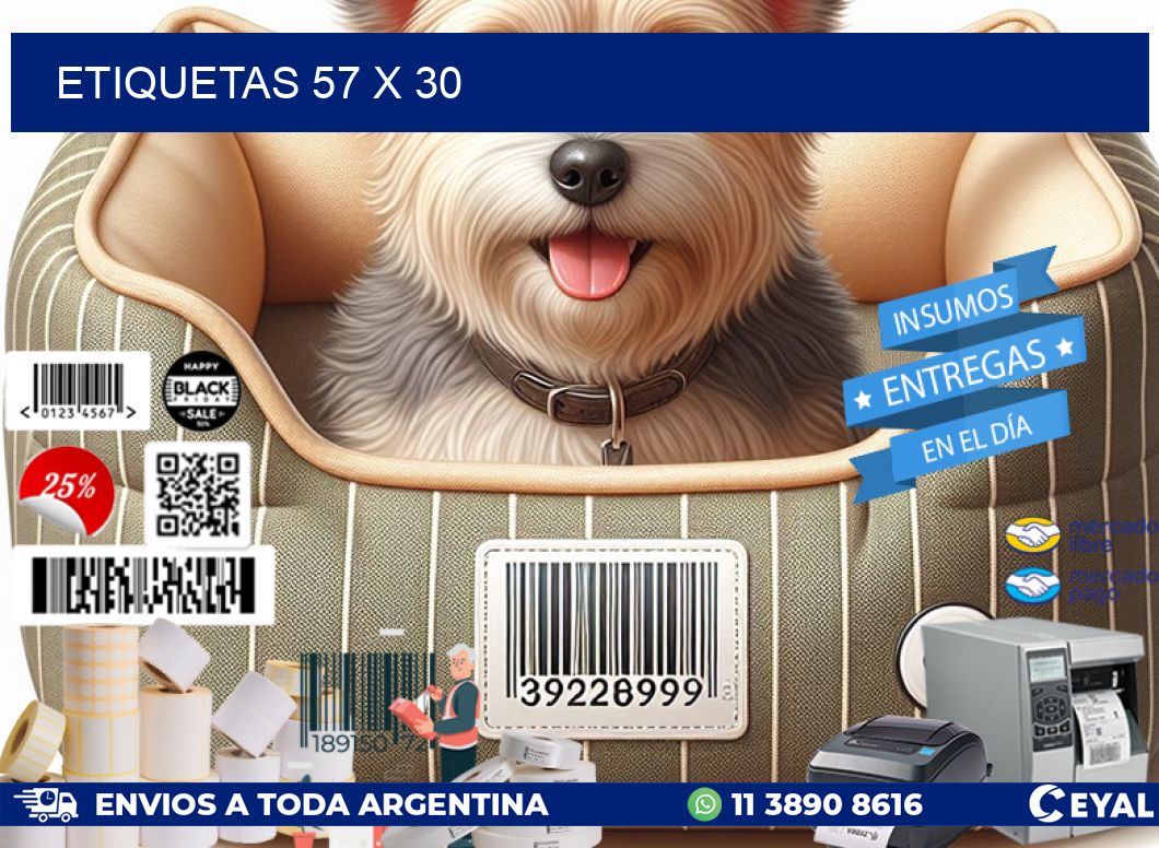 ETIQUETAS 57 x 30