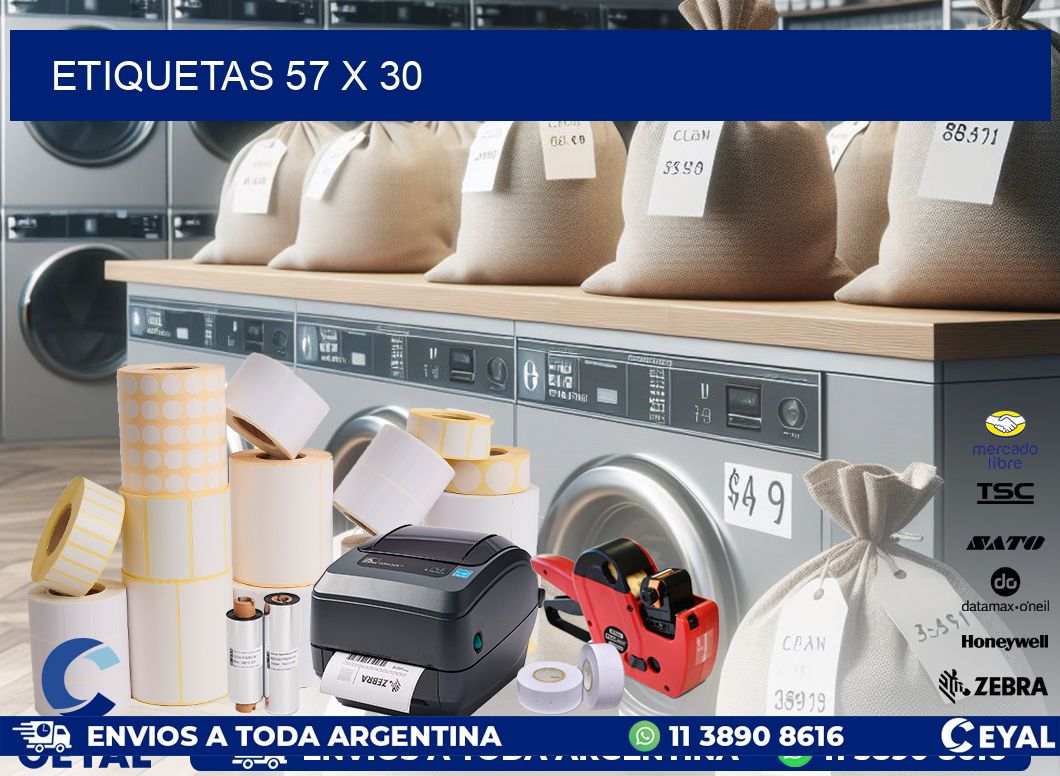 ETIQUETAS 57 x 30