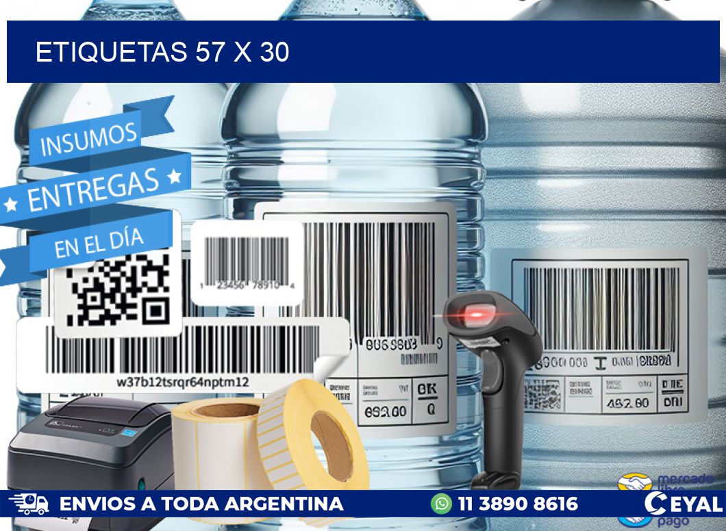 ETIQUETAS 57 x 30