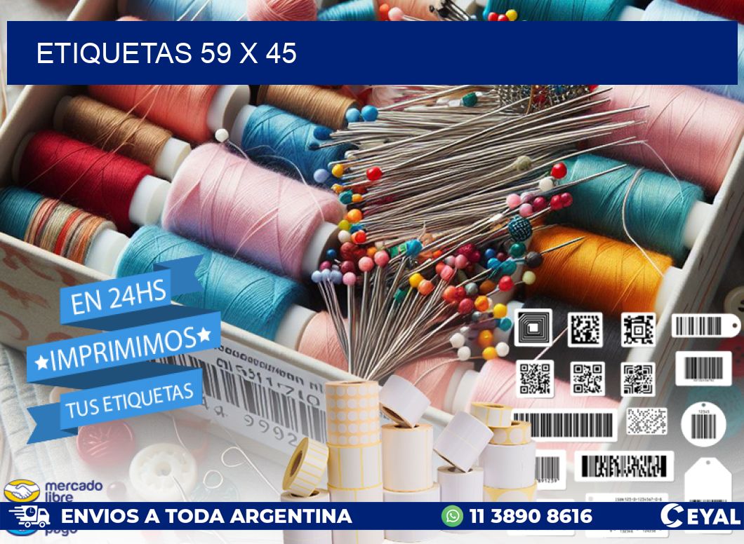 ETIQUETAS 59 x 45