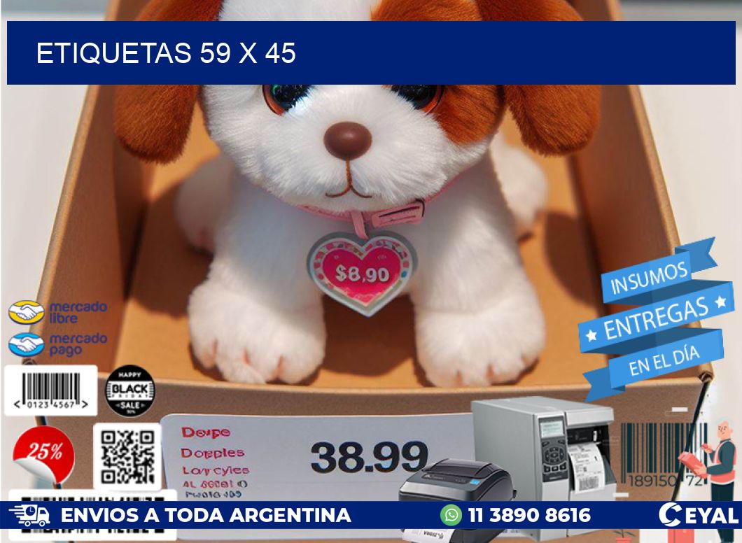 ETIQUETAS 59 x 45