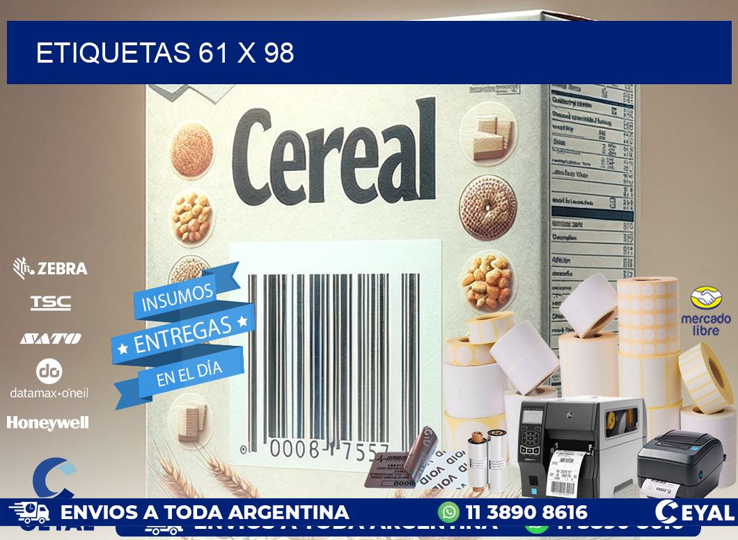ETIQUETAS 61 x 98