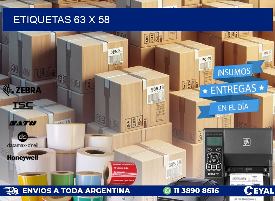 ETIQUETAS 63 x 58