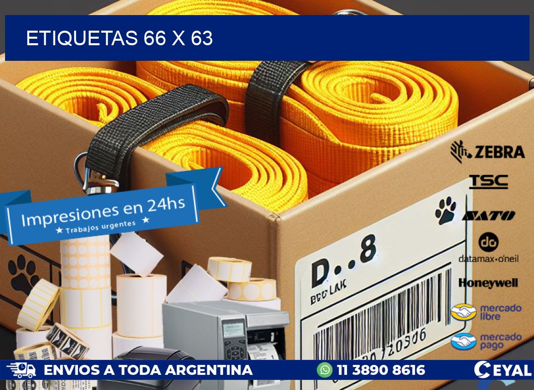 ETIQUETAS 66 x 63