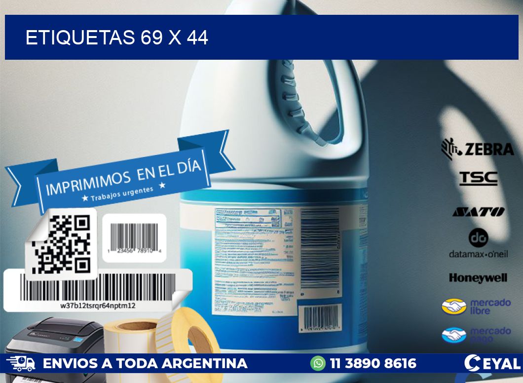 ETIQUETAS 69 x 44