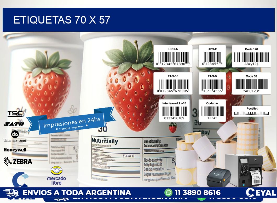 ETIQUETAS 70 x 57