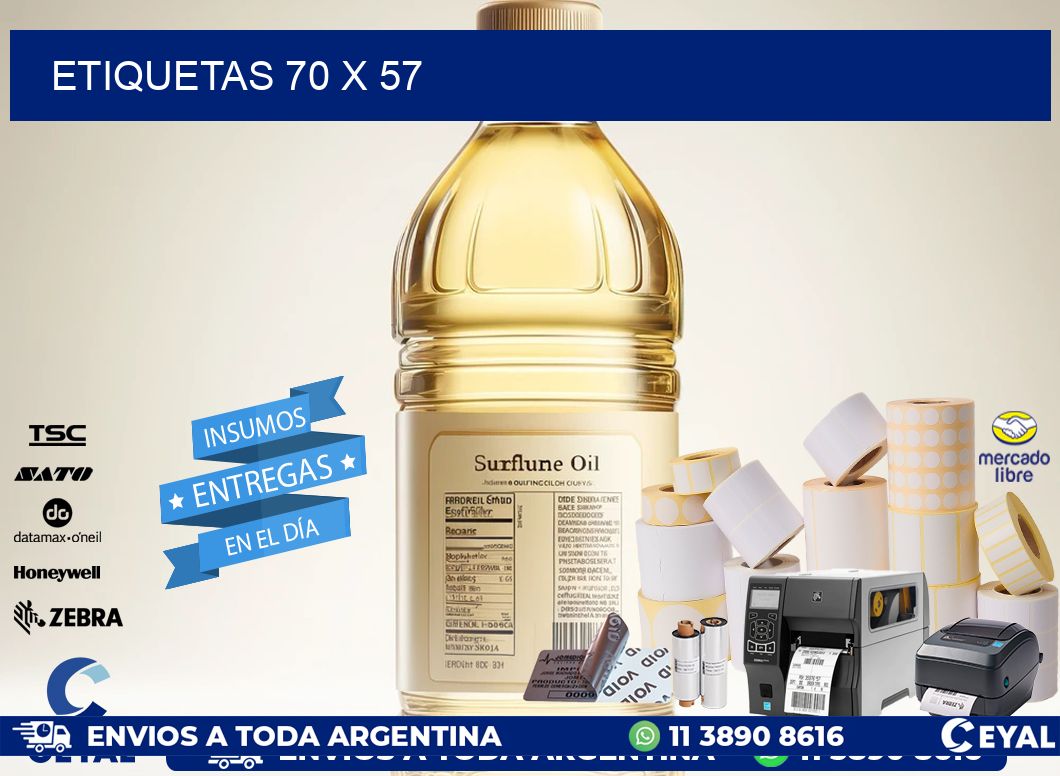ETIQUETAS 70 x 57