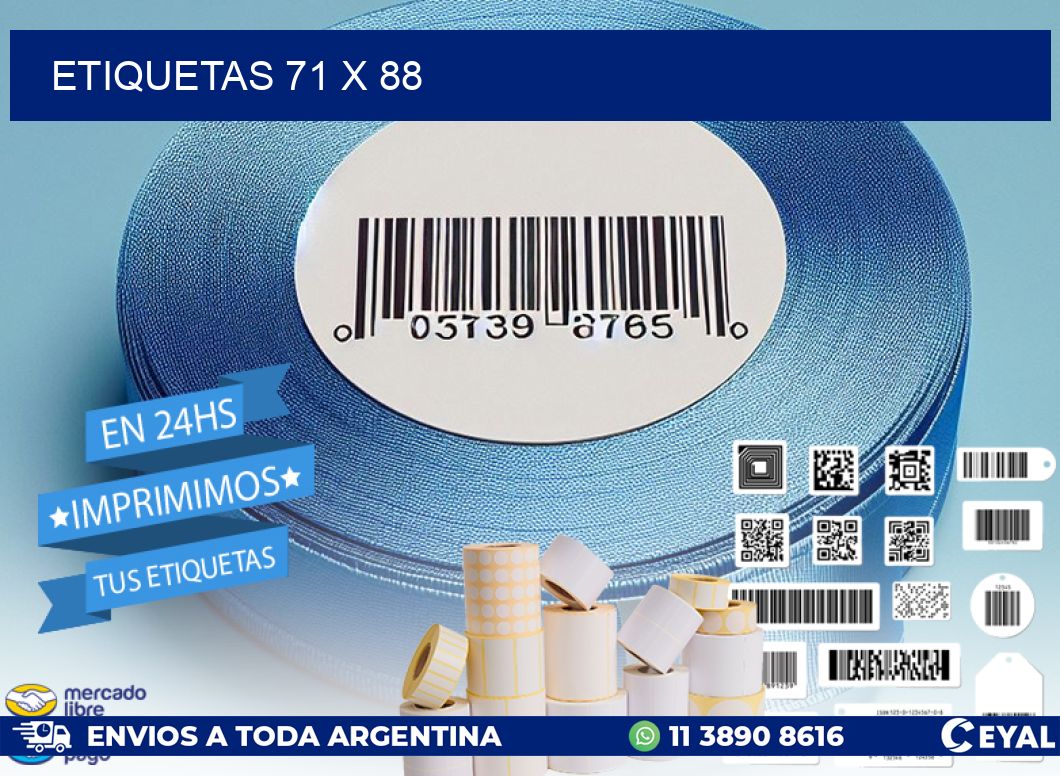 ETIQUETAS 71 x 88