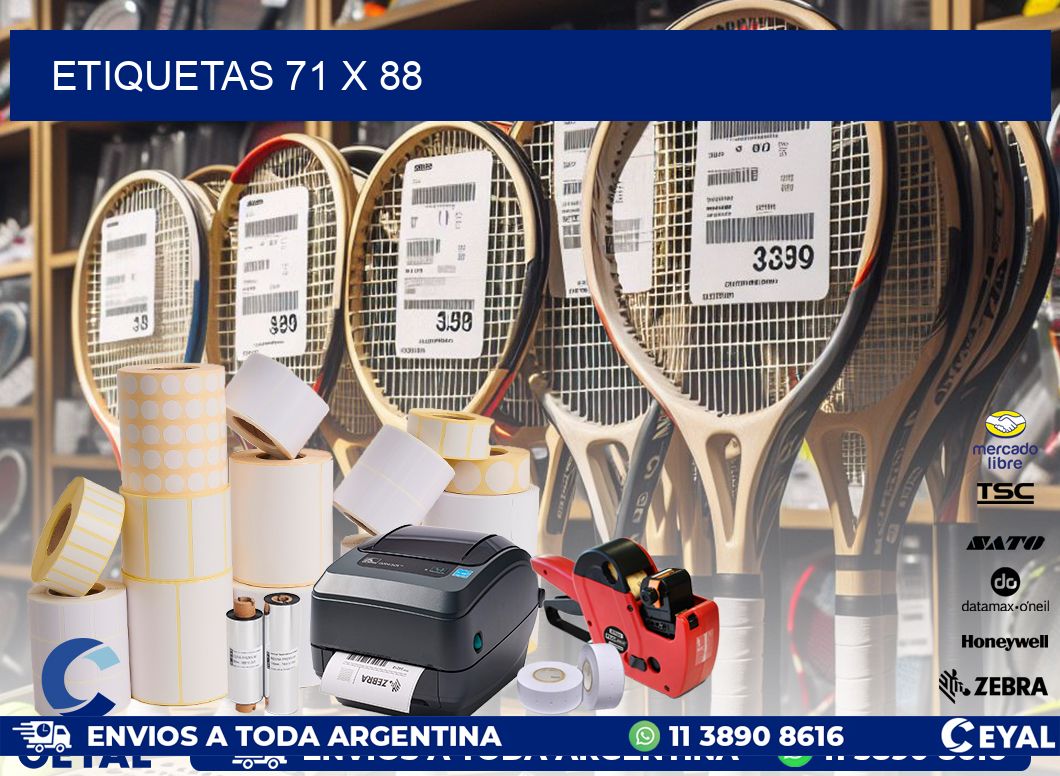 ETIQUETAS 71 x 88