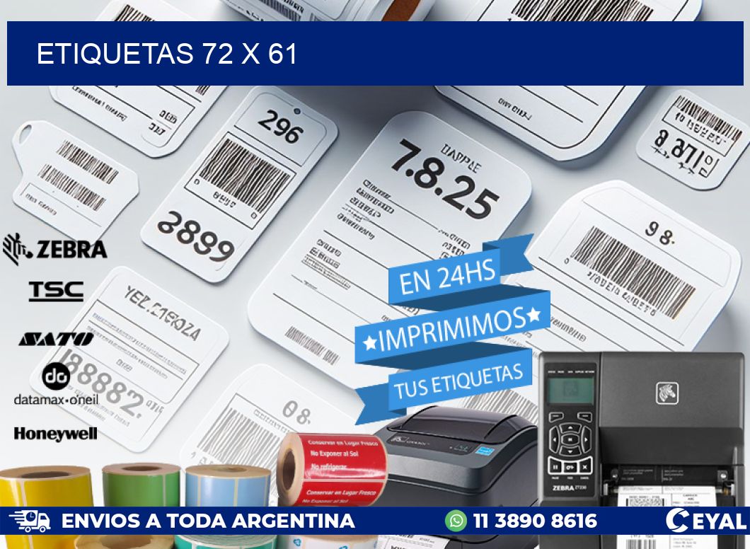 ETIQUETAS 72 x 61