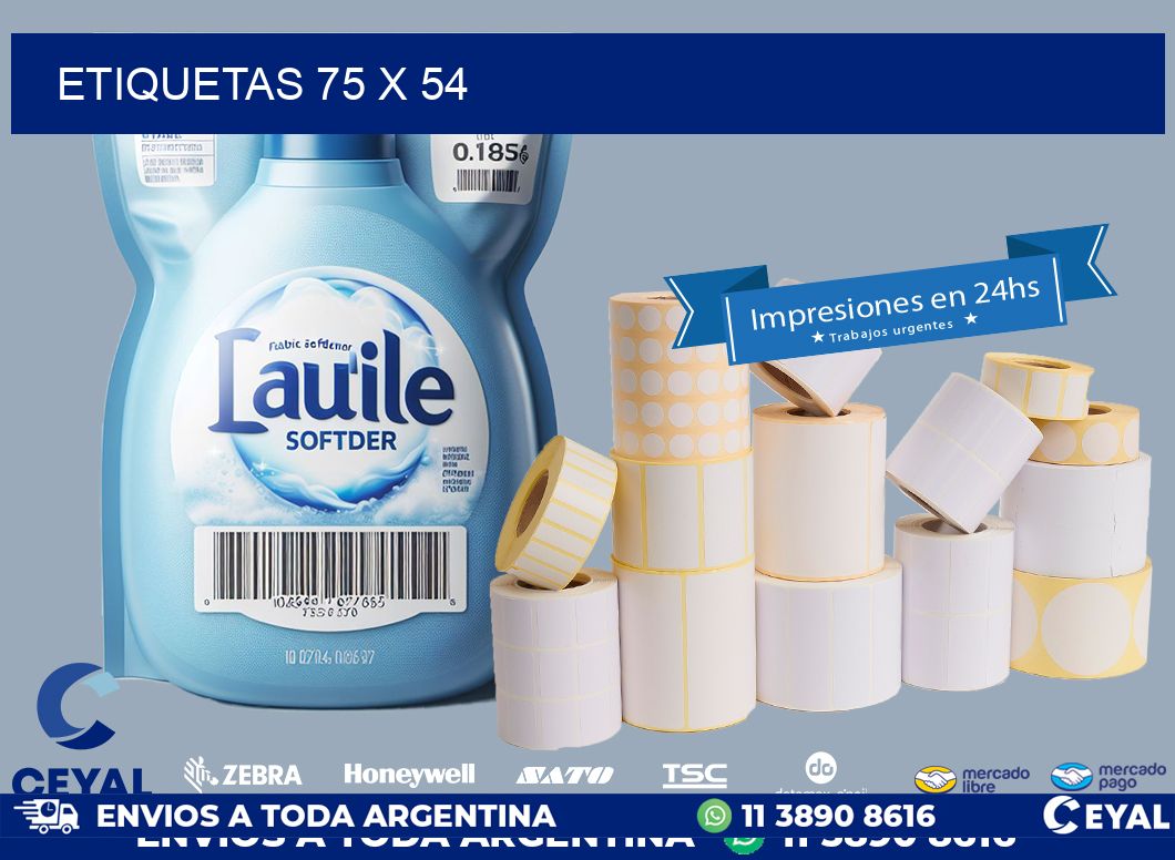 ETIQUETAS 75 x 54
