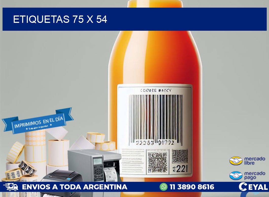 ETIQUETAS 75 x 54