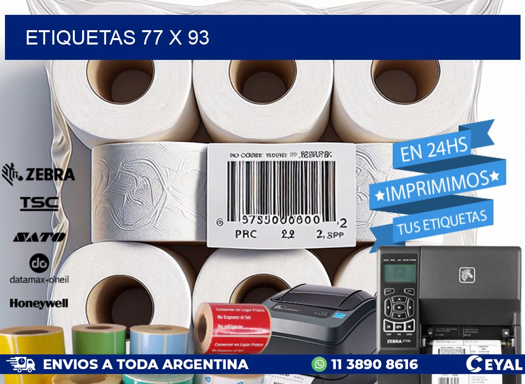 ETIQUETAS 77 x 93
