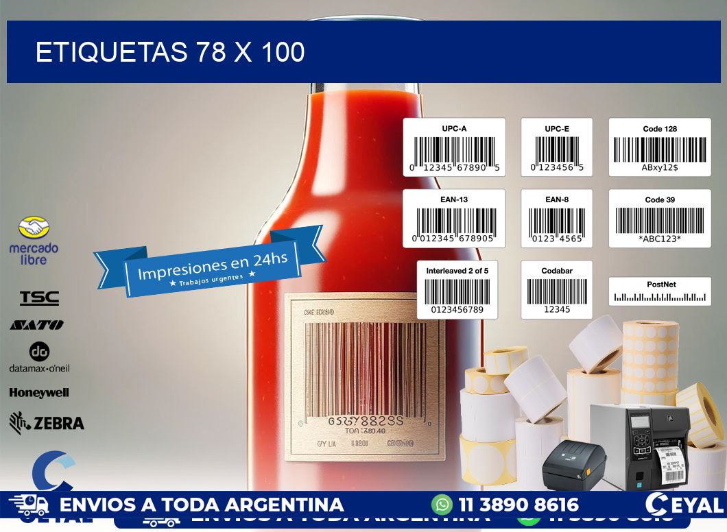 ETIQUETAS 78 x 100