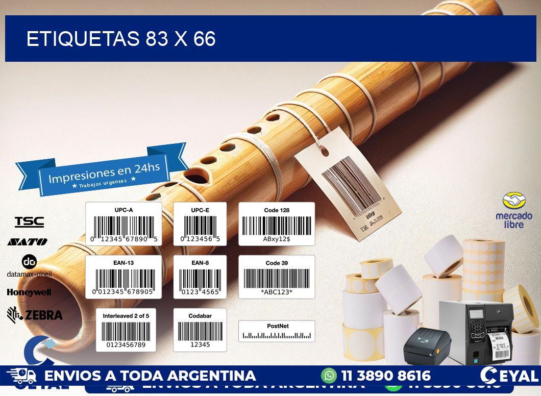 ETIQUETAS 83 x 66