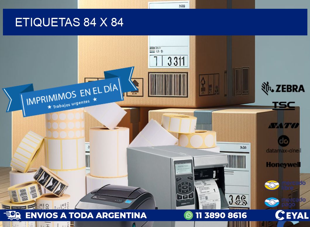 ETIQUETAS 84 x 84