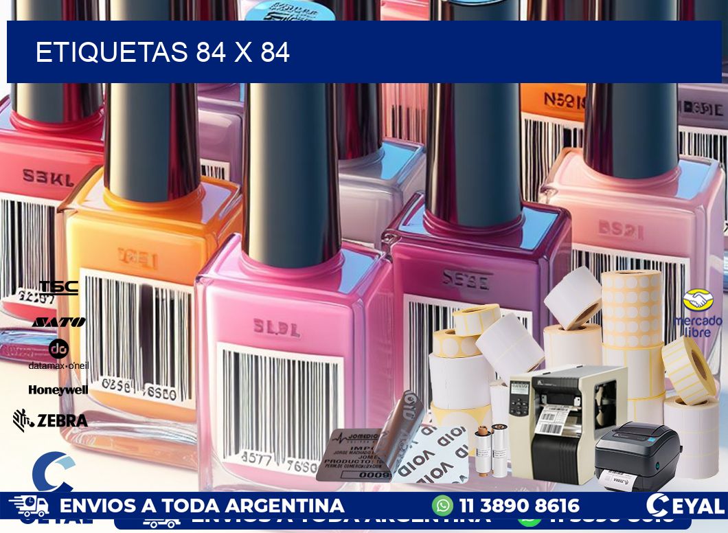 ETIQUETAS 84 x 84