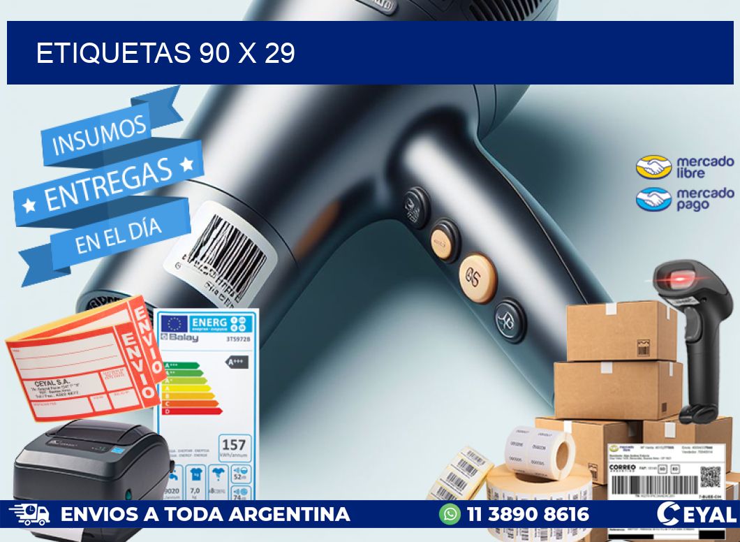 ETIQUETAS 90 x 29