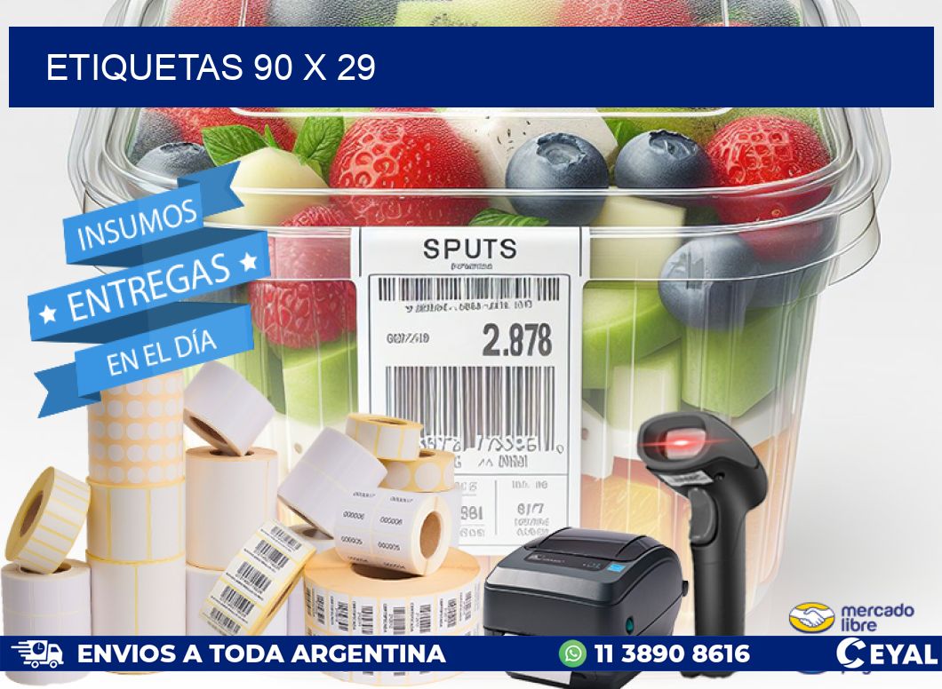 ETIQUETAS 90 x 29