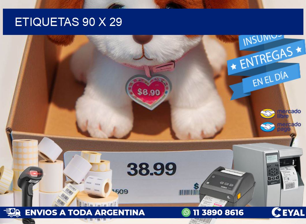 ETIQUETAS 90 x 29