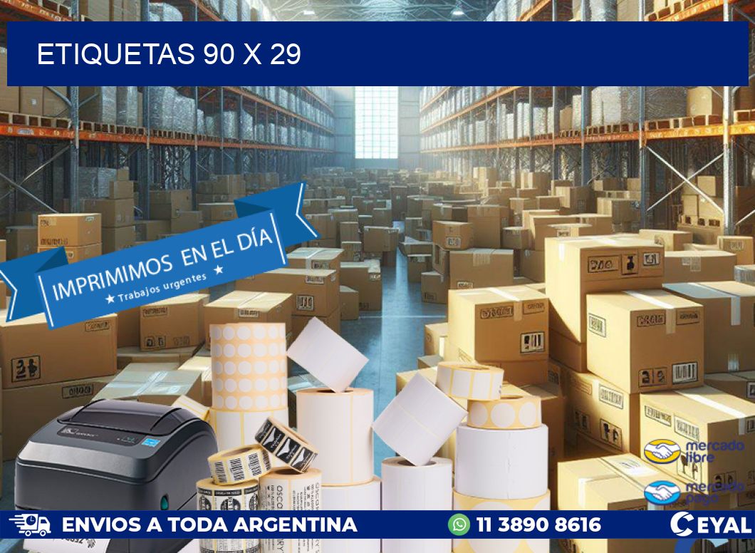 ETIQUETAS 90 x 29