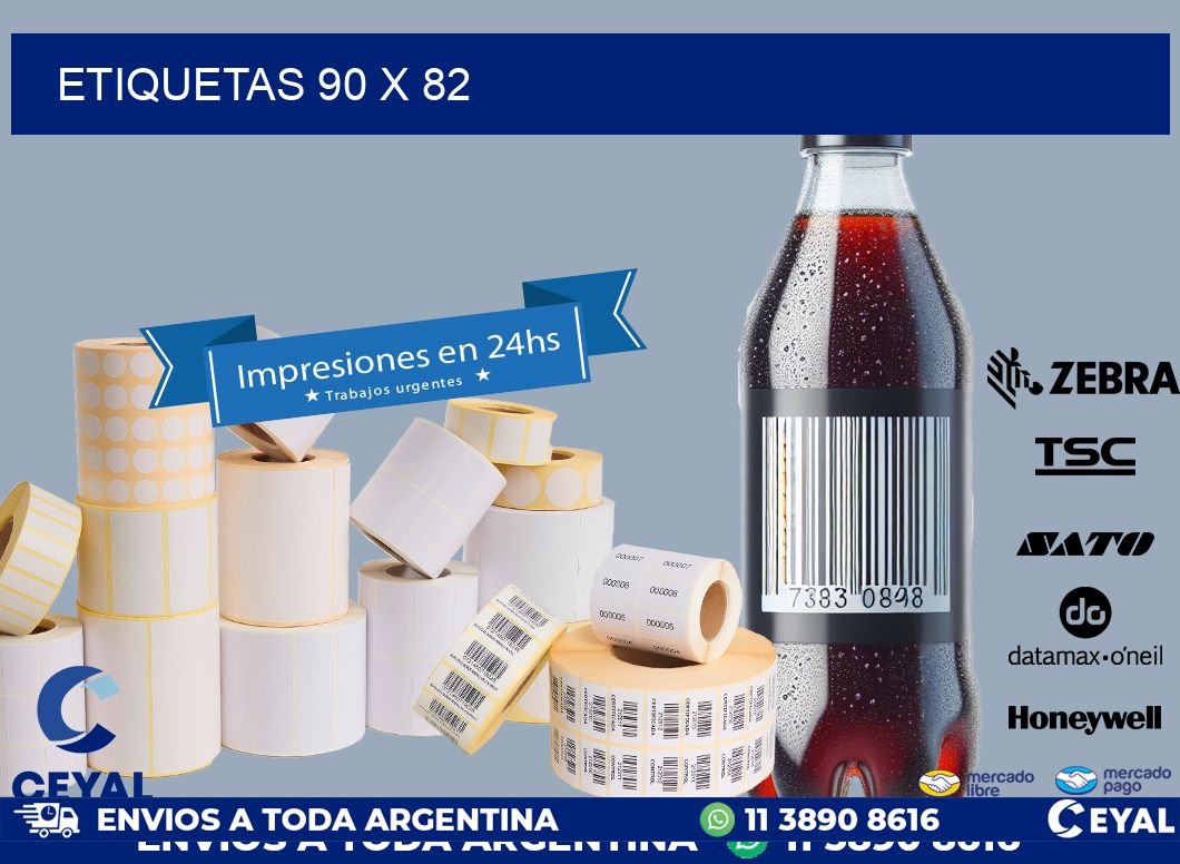 ETIQUETAS 90 x 82