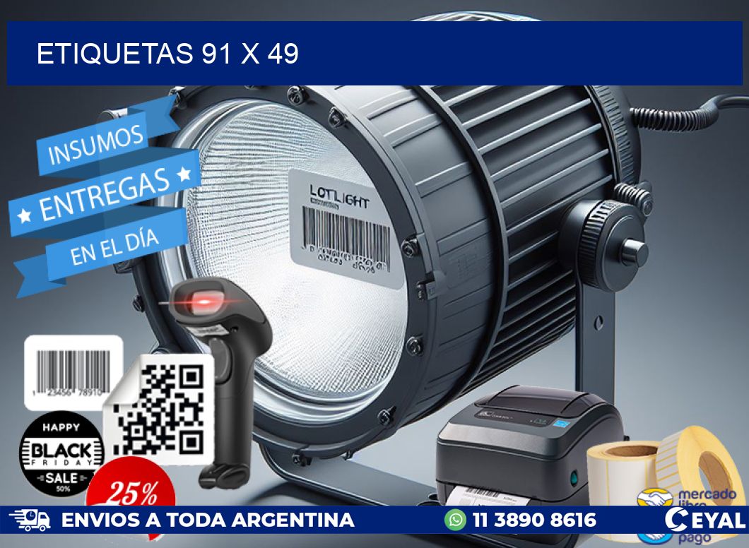 ETIQUETAS 91 x 49