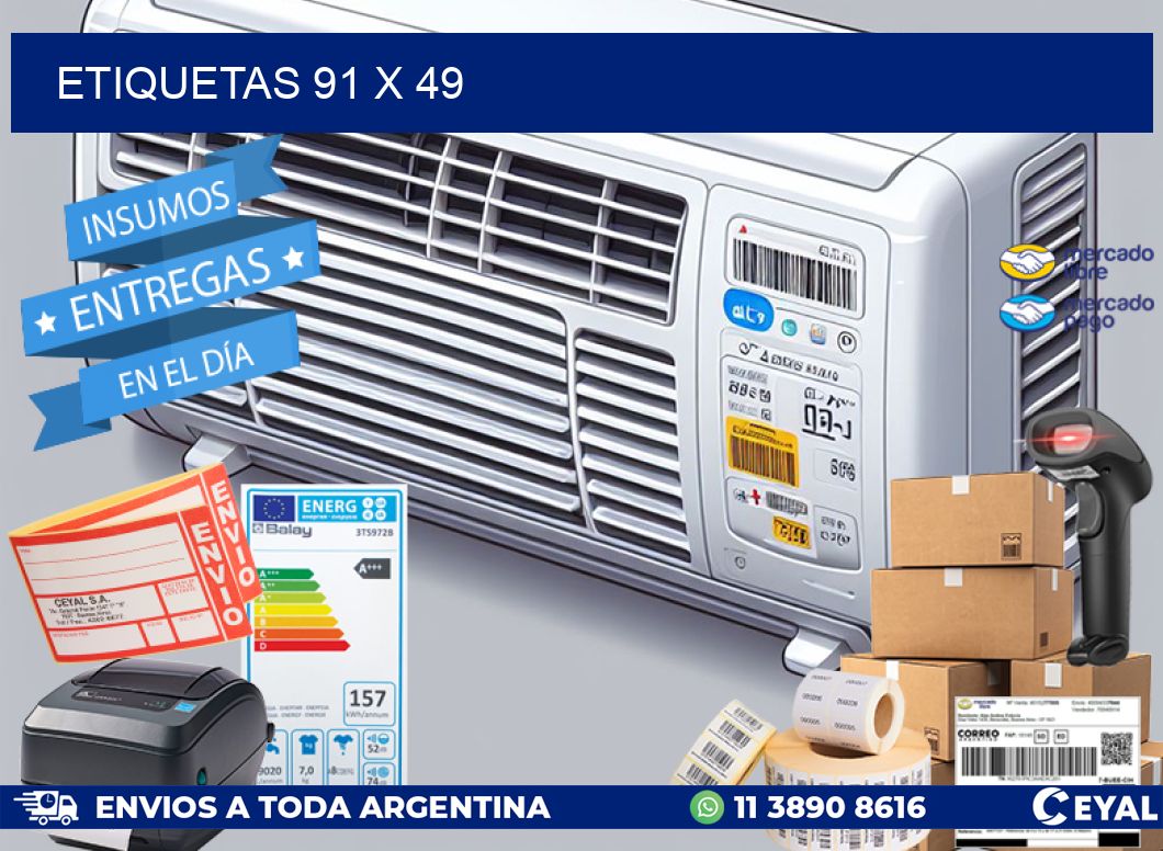 ETIQUETAS 91 x 49