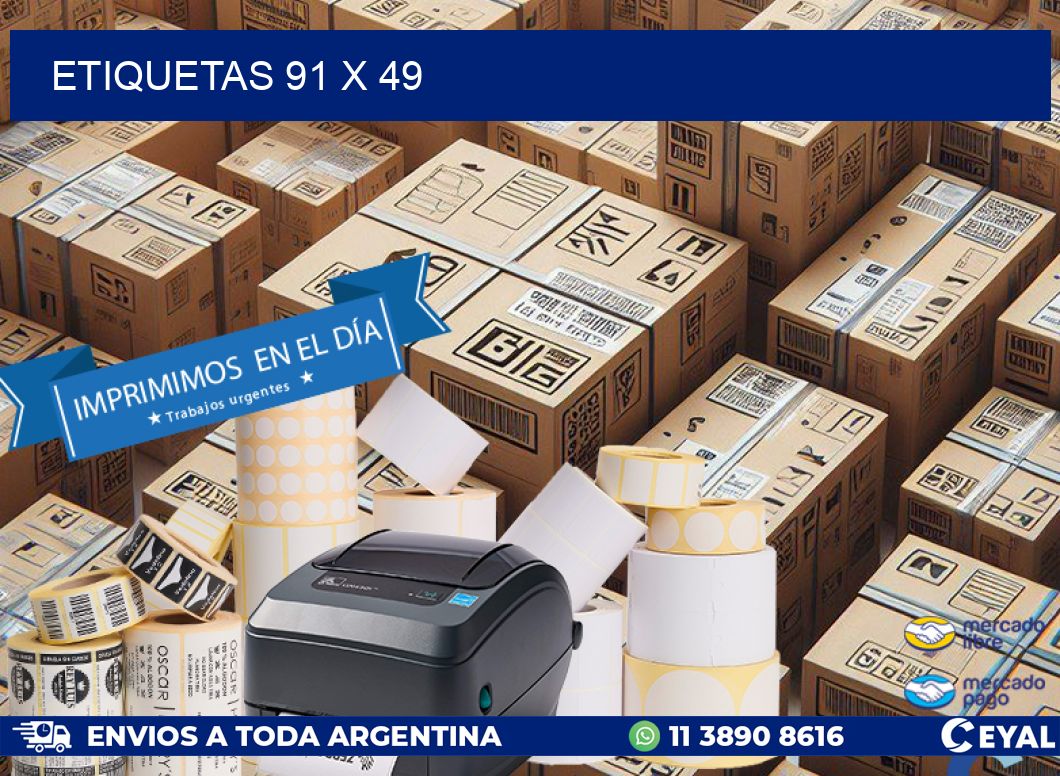 ETIQUETAS 91 x 49