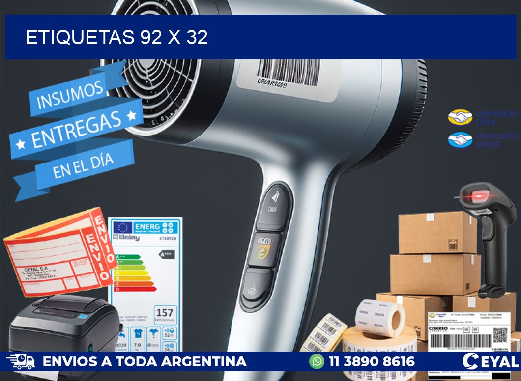 ETIQUETAS 92 x 32