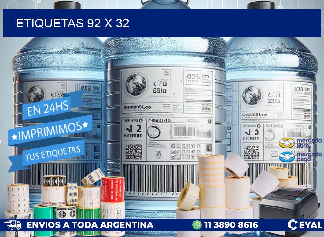 ETIQUETAS 92 x 32