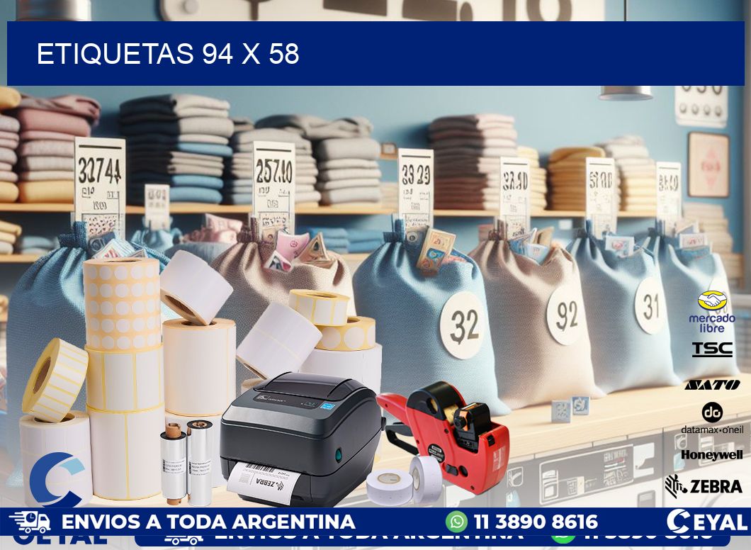 ETIQUETAS 94 x 58