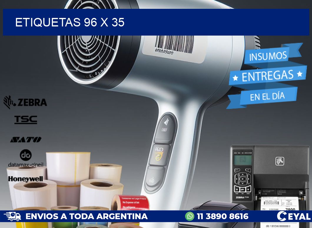 ETIQUETAS 96 x 35