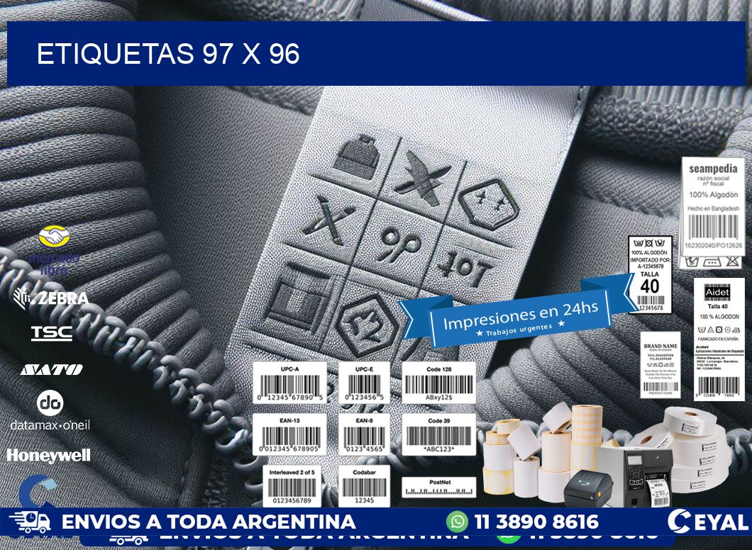 ETIQUETAS 97 x 96