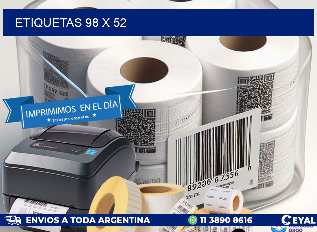 ETIQUETAS 98 x 52