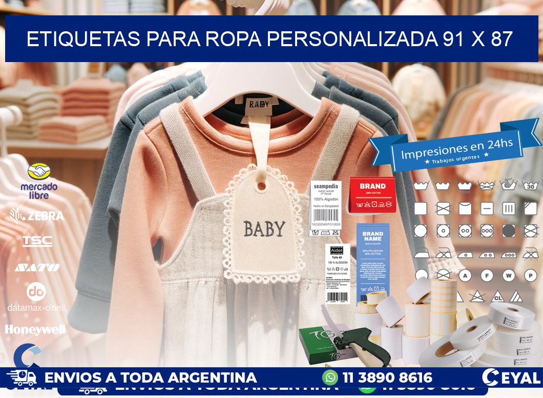 ETIQUETAS PARA ROPA PERSONALIZADA 91 x 87