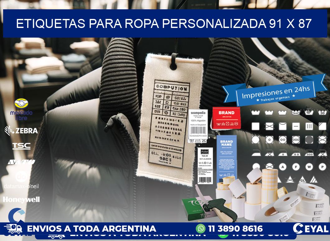 ETIQUETAS PARA ROPA PERSONALIZADA 91 x 87
