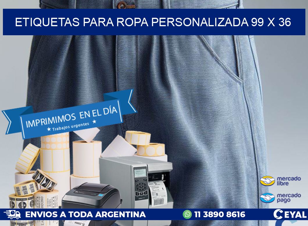 ETIQUETAS PARA ROPA PERSONALIZADA 99 x 36