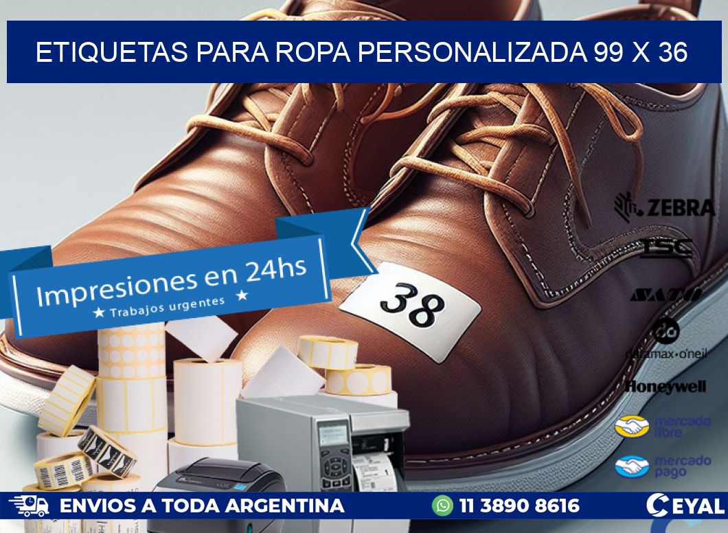 ETIQUETAS PARA ROPA PERSONALIZADA 99 x 36