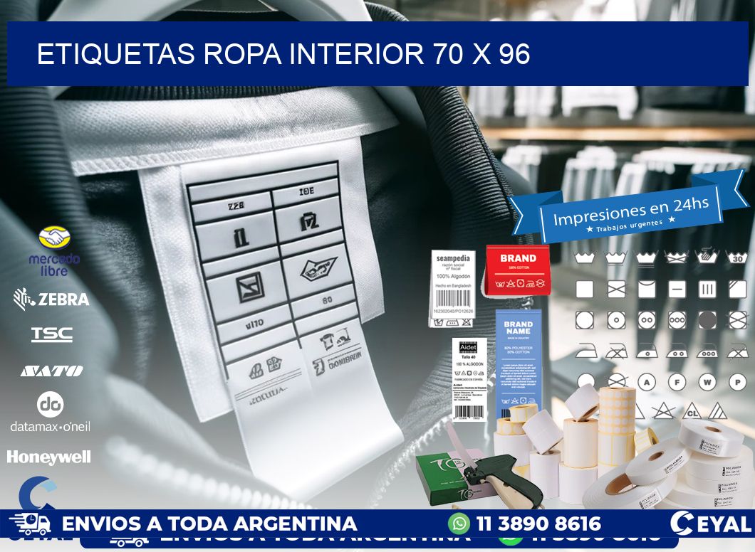 ETIQUETAS ROPA INTERIOR 70 x 96