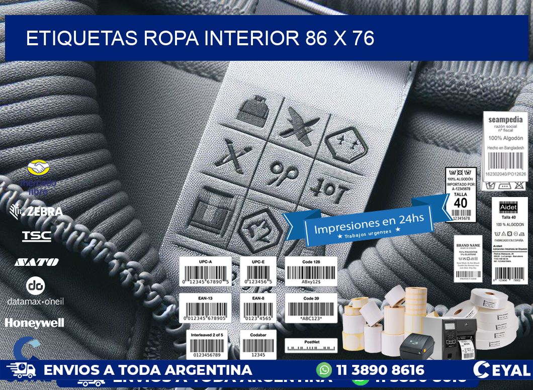 ETIQUETAS ROPA INTERIOR 86 x 76