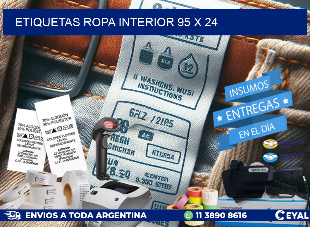 ETIQUETAS ROPA INTERIOR 95 x 24
