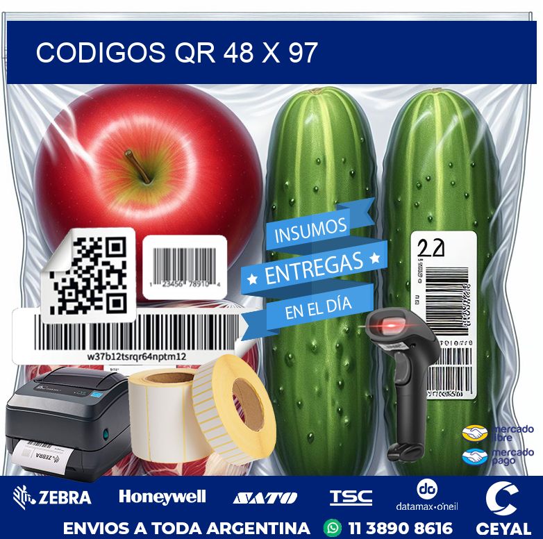 CODIGOS QR 48 x 97
