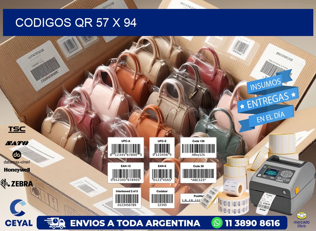 CODIGOS QR 57 x 94