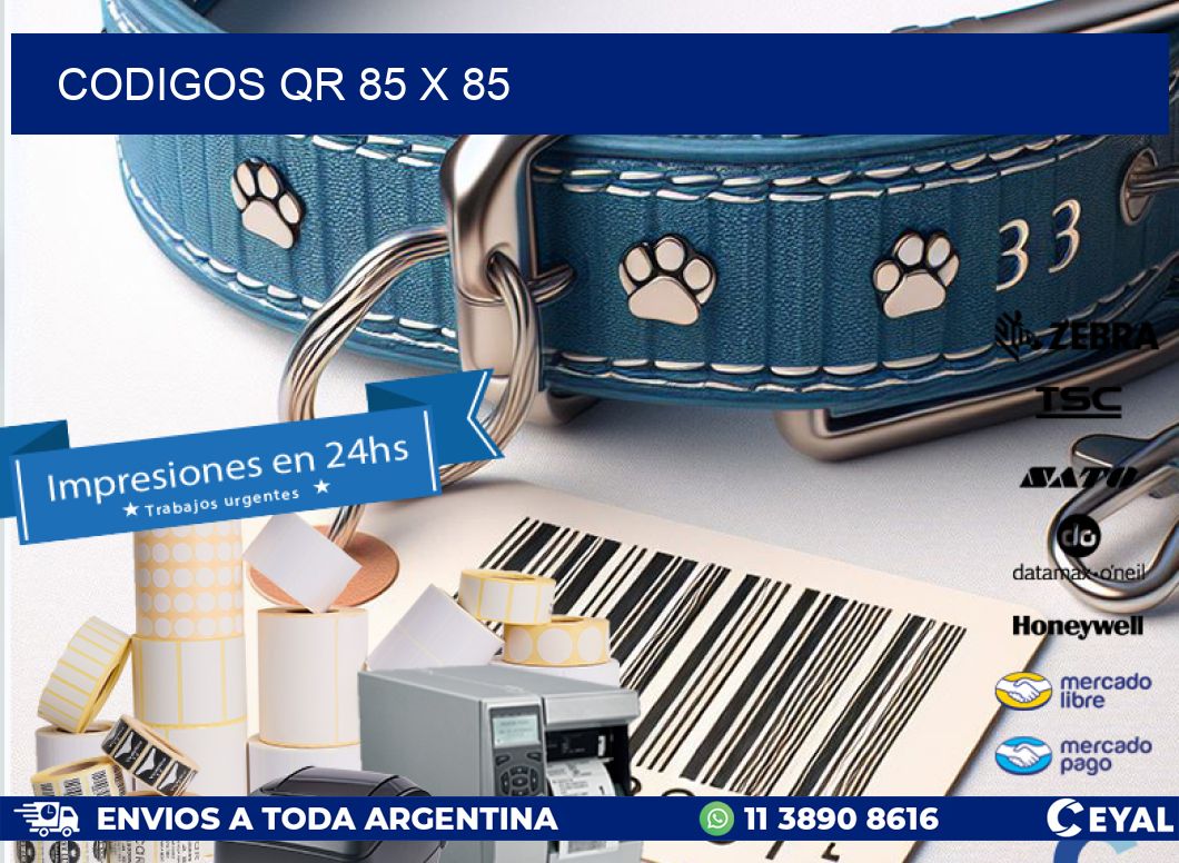 CODIGOS QR 85 x 85