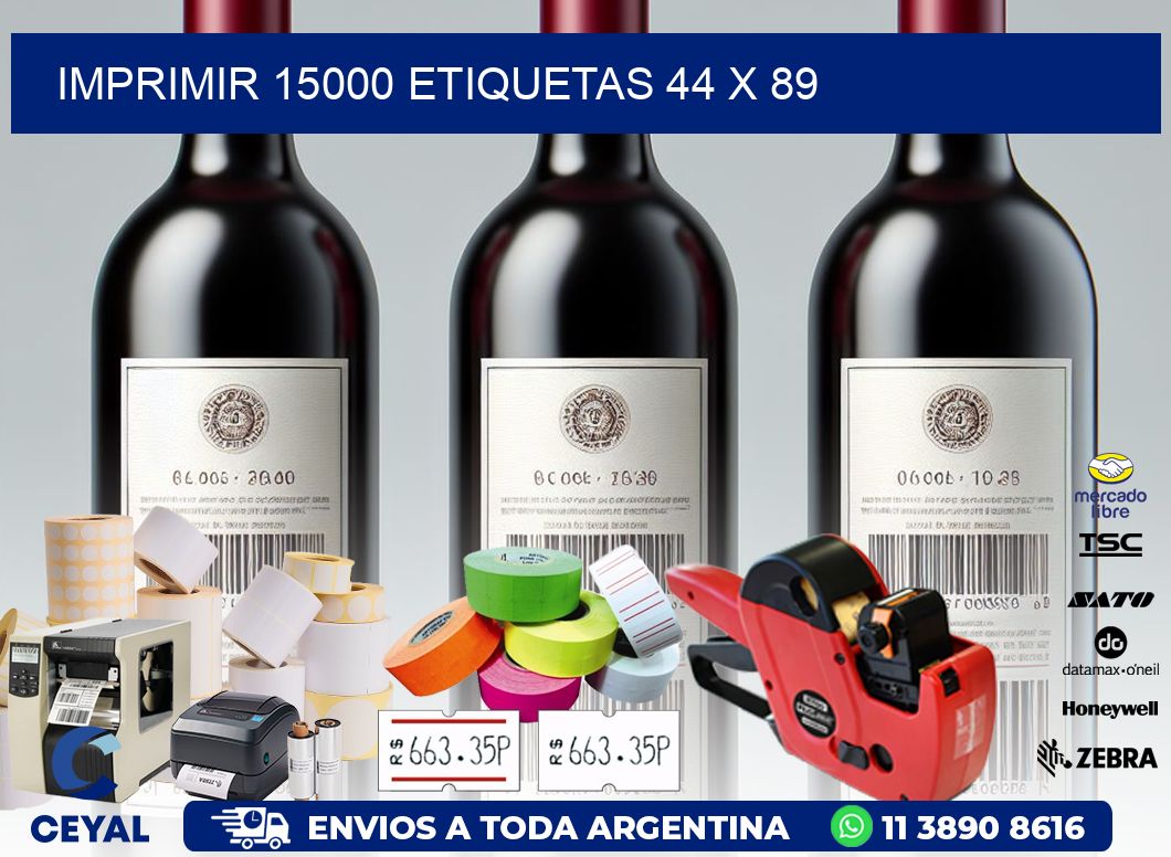 IMPRIMIR 15000 ETIQUETAS 44 x 89